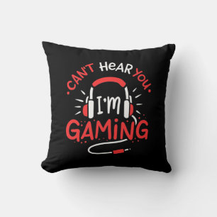Coussin Gamer Gift Ne Peut Pas Ici Vous Je Joue