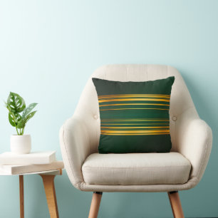 Coussin Gamme de Texture Verte Luxe Linen