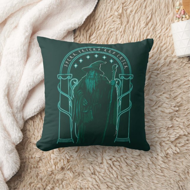 Coussin GANDALF™ "Speak Friend And Enter" Doors of Durin (Couverture)