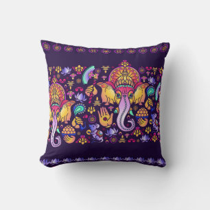 Coussin Ganesh Hindu God : Festive sans fil