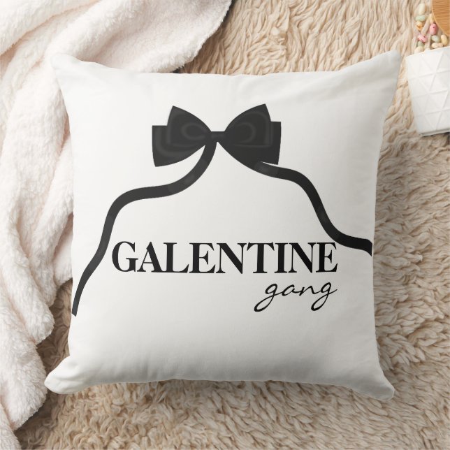Coussin Gang de Galentine Ami Valentine Black Bow (Couverture)