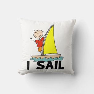 Coussin Garçon Bonhomme Allumette Je Fais de la Voile