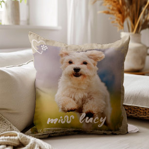 Coussin Garde de compagnie de compagnie mignonne Typograph