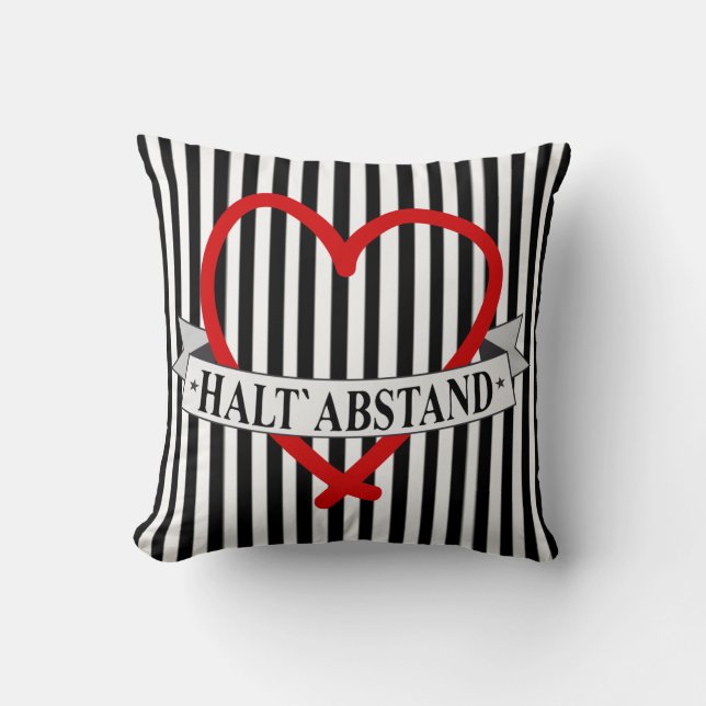 COUSSIN GARDE DE DISTANCE A COEUR (Recto)