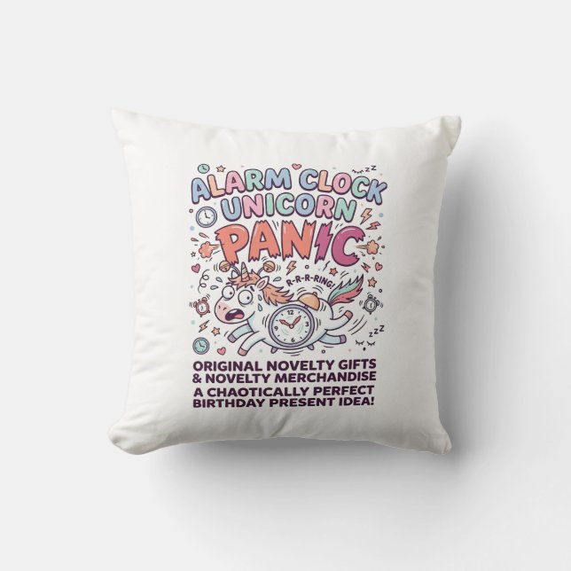 Coussin Garde du Royaume Licorne Conception de Vecteur Ado (Recto)
