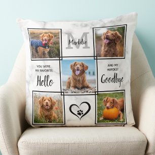 Coussin Garde-mémoire personnalisée pour animaux de compag