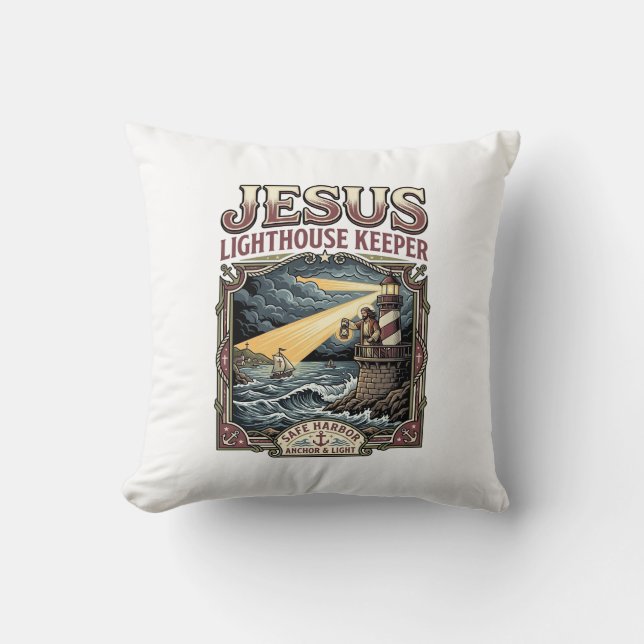 Coussin Garde-phare Jésus Garde-phare Jésus Ch (Recto)