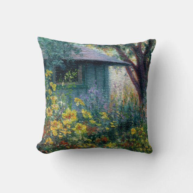 coussin "Garden Delights" (Recto)