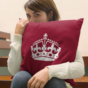 Coussin Garder la couronne calme