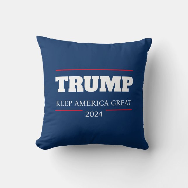 Coussin Garder l'Amérique grand vote 2024 (Recto)