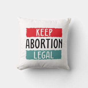 Coussin Garder l'avortement légal