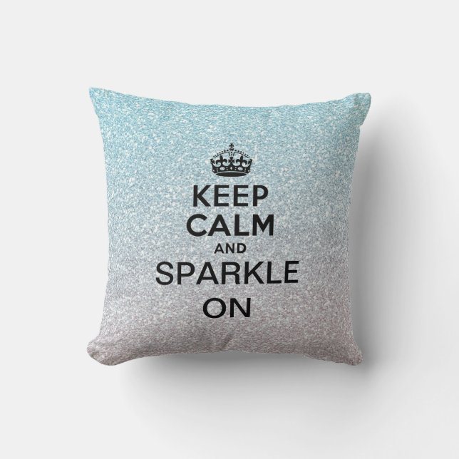 Coussin Gardez le calme et allumez le feu (Recto)
