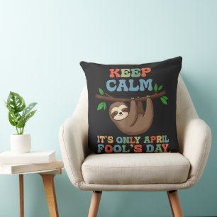 Coussin gardez votre calme, c'est seulement le poisson d'a