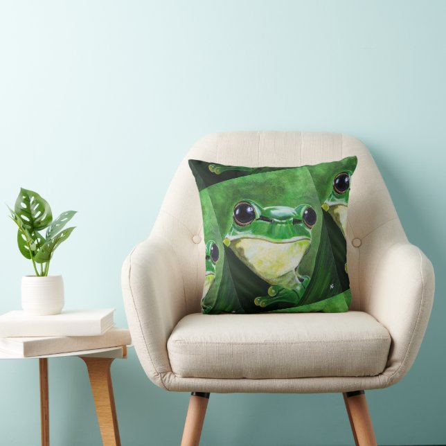 Coussin Gardien de la peinture de l'eau par Alfred Fox (Chaise)