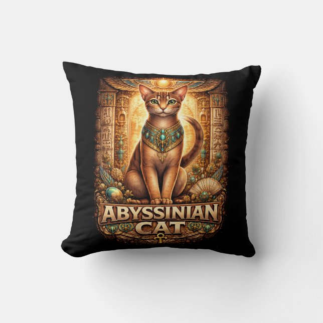 Coussin Gardien du Nil doré (Recto)