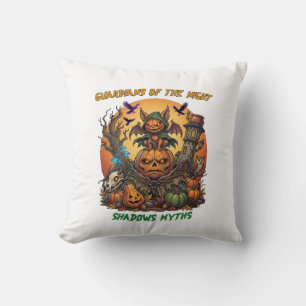 Coussin Gardiens de la Nuit Halloween Épouvantable