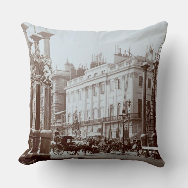Coussin Garez la ruelle étant décorée pour le diamètre de (Recto)