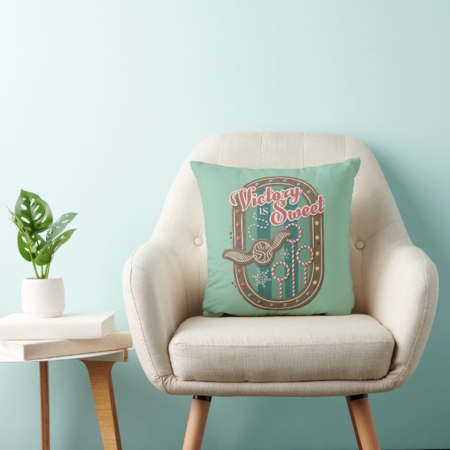 Coussin Gâteau de vacances de Noël graphique de victoire d (Chaise)