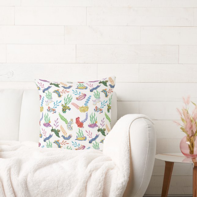 Coussin Gathering of Nudibranchs | Ocean Art Design (Canapé)