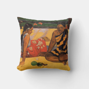 Coussin Gauguin Polynésie Française Tahiti Femmes Peinture
