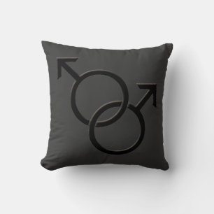 Coussin gay pride Homme Amour Jeter Oreillers & Ca