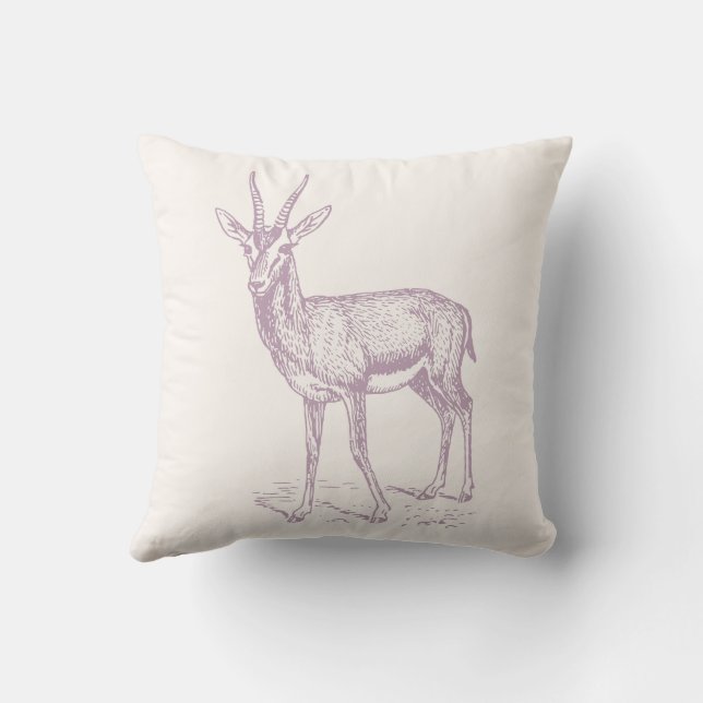 Coussin Gazelle Deer (Verso)