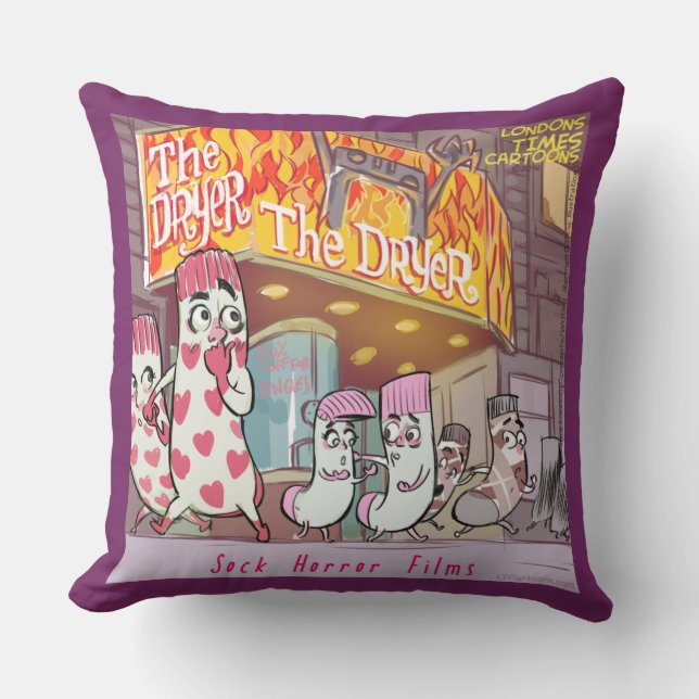 Coussin géant en coton pour films d'horreur Chauss (Recto)