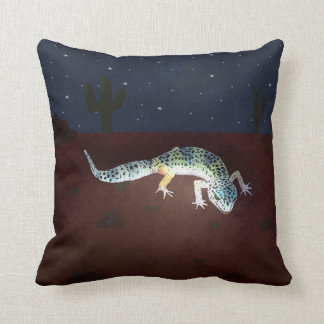 Coussin Gecko de couleur arc-en-ciel