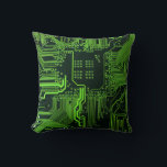 Coussin Geek de la carte de circuit électronique Nerd PCB<br><div class="desc">PCB Circuit Board cadeaux pour les geeks ou cadeaux pour les nerds. En voici un pour l'Ordinateur Nerd ou Geek en chacun de nous. Geek Sortez votre Nerd avec cette carte circuit électronique PCB. Il s'agit d'une image de fond d'une carte de circuit imprimé ou d'une carte de circuit électronique....</div>