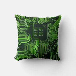 Coussin Geek de la carte de circuit électronique Nerd PCB 