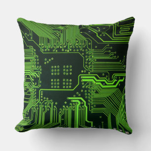 Coussin Geek de la carte de circuit électronique Nerd PCB
