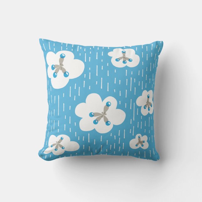 Coussin Geek enseignant en chimie organique (Recto)