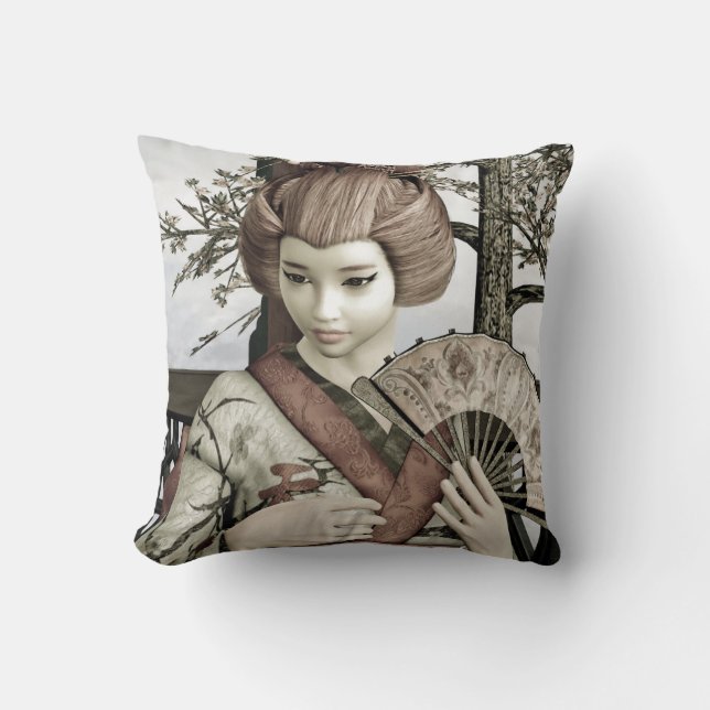 Coussin Géisha Vintage (Recto)