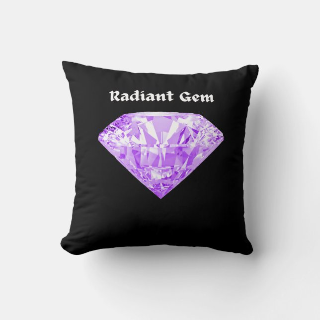 Coussin Gem rayonnant (Recto)