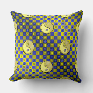 Coussin Gémeaux & Bœuf Métallique