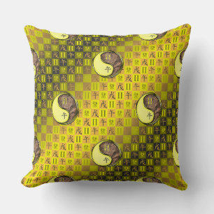 Coussin Gémeaux & Cheval de Terre