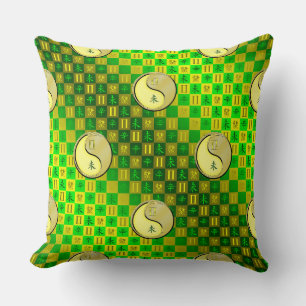 Coussin Gémeaux & Chèvre Métal