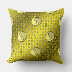 Coussin Gémeaux & Dragon de Métal