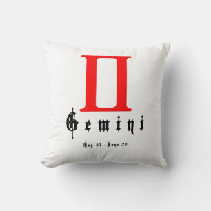 Coussin Gémeaux, Horoscope, zodiaque, astrologie