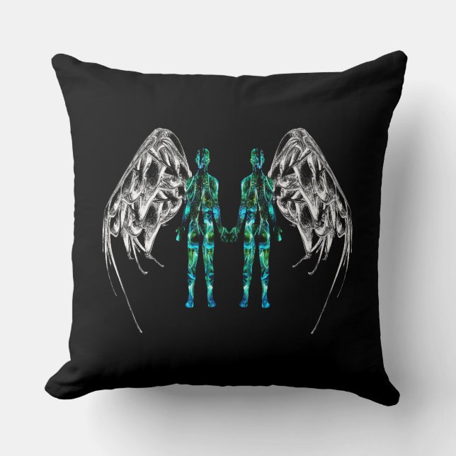 Coussin GEMEAUX – L'Esprit Double (Recto)