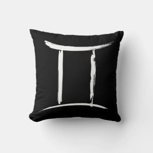 Coussin GEMINI the Twins Astrology Sign May June Birthday