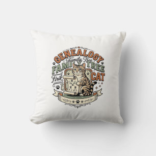 Coussin Généalogie Arbre Généalogique Chat Généalogie Arbr