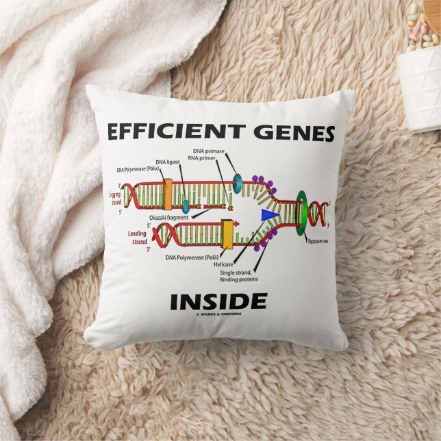 Coussin Gènes Efficaces à l'Intérieur de l'Humour de Répli (Couverture)