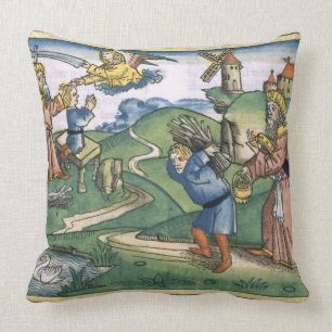 Coussin Genèse 21 1-14 Abraham offrant d'Isaac, franc
