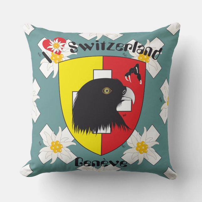 Coussin Genève / Genève Suisse Svizzera (Recto)