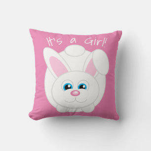 Coussin Genre Révéler mignon Cartoon Lapin Pink Jeu Oreill
