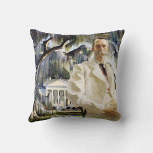Coussin Gentilhomme de Savannah avec chat