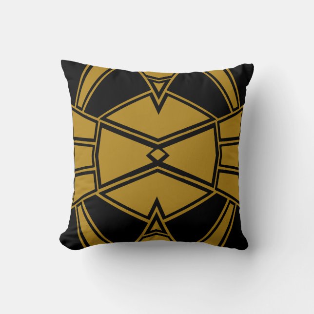 Coussin Géo #715 Or (Recto)