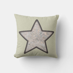 Coussin Géologie Bright Rock Star sur une couleur personna