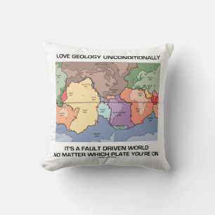 Coussin Géologie de l'amour inconditionnel